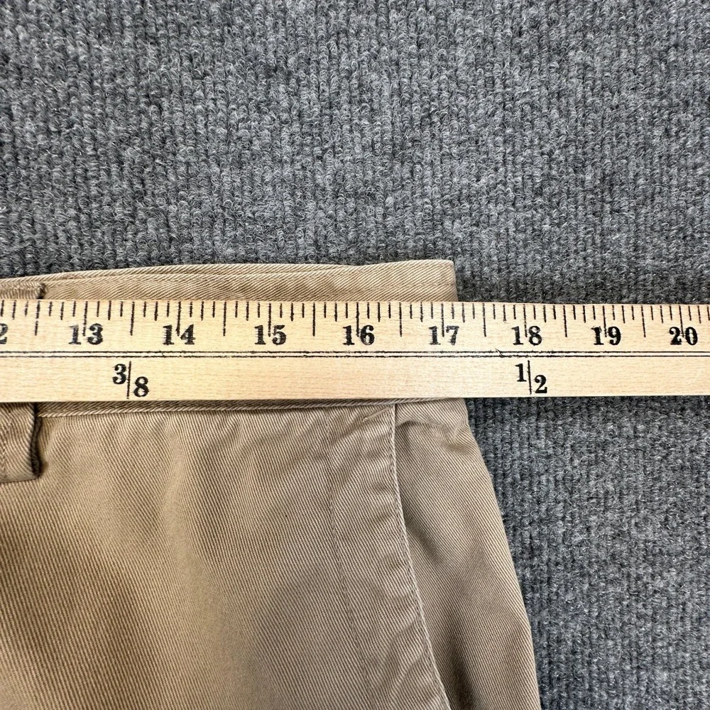 Polo Ralph Lauren Chino Shorts Men 35 (Fits as 34) Khaki Tan Cotton Twill Preppy